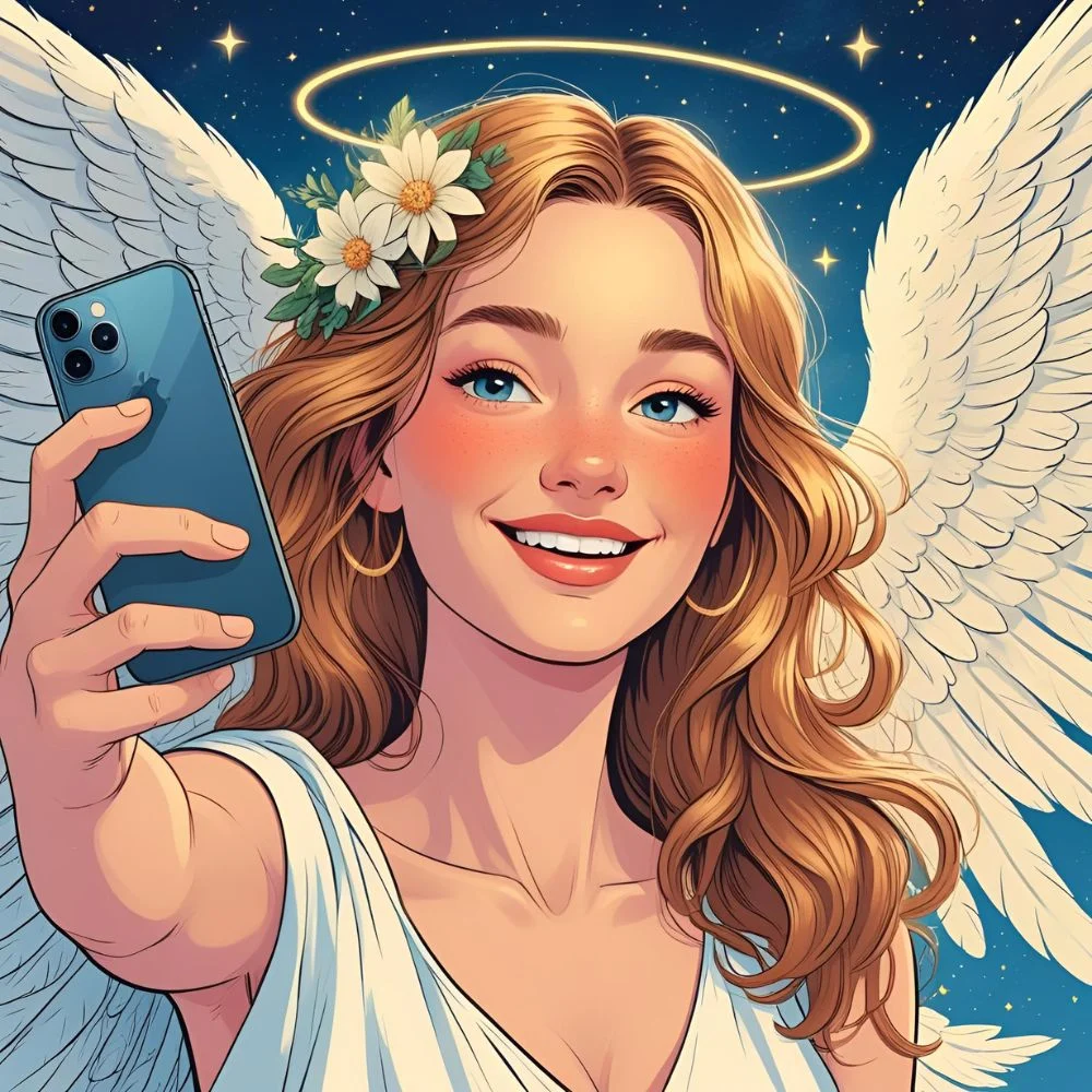 Angel Puns for Selfies