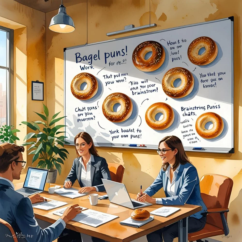 Bagel Puns For Work Chats