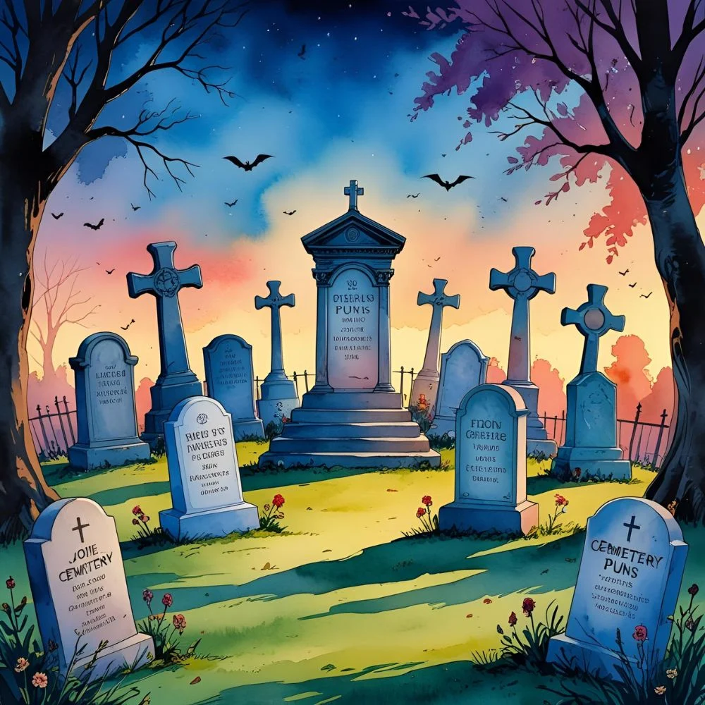 Cemetery Puns for Friends and Parties