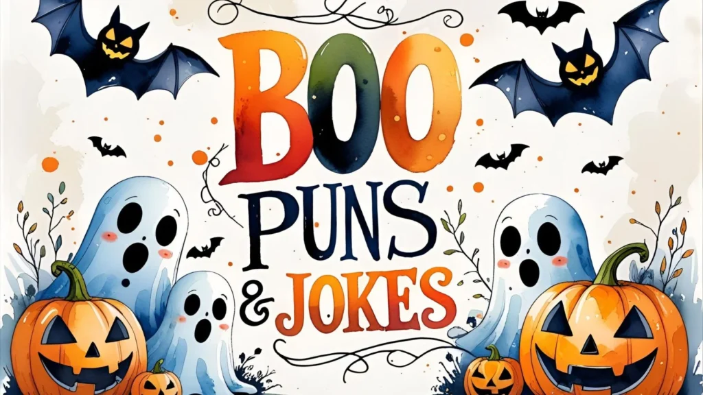 Funny Boo Puns & Jokes