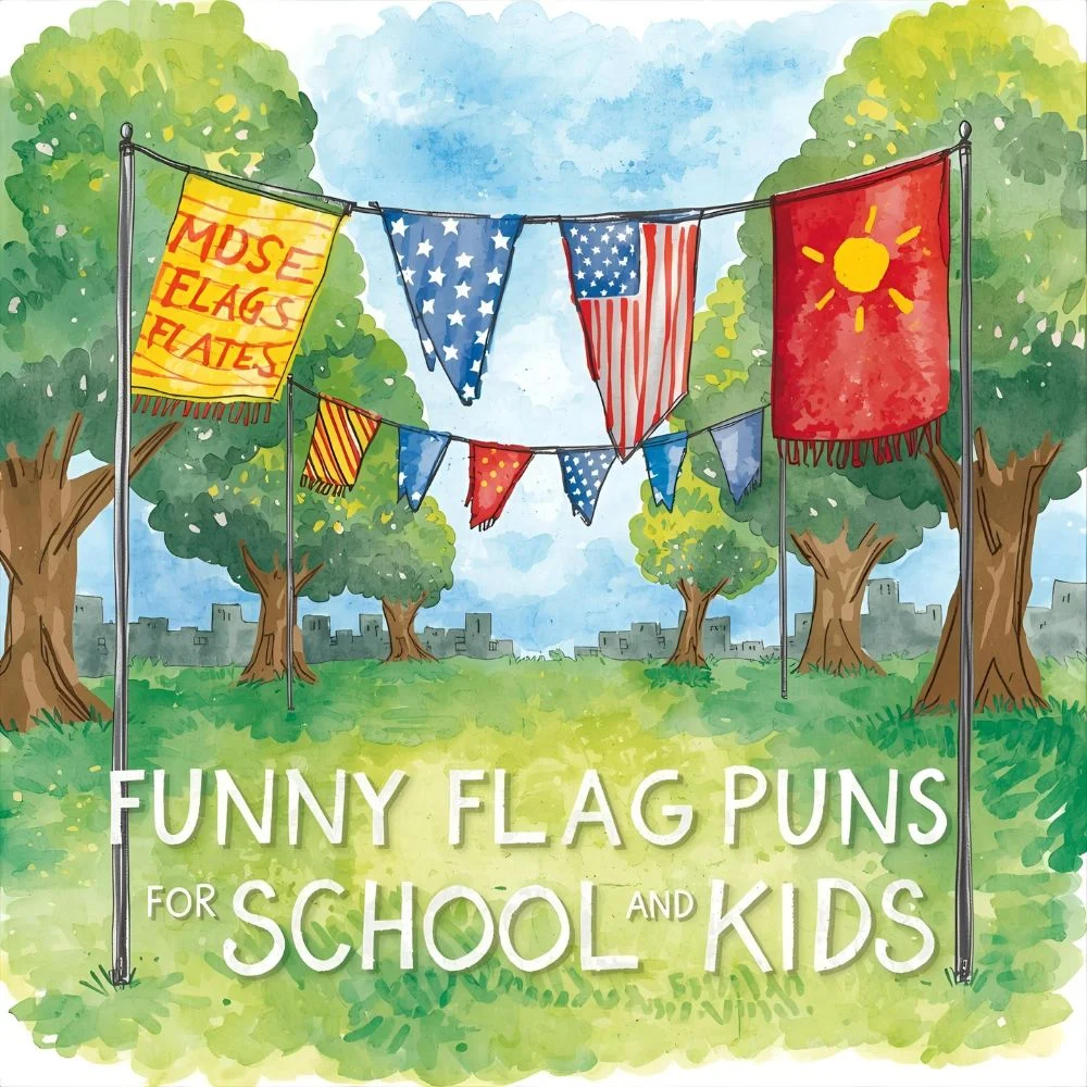 Funny Flag Puns for School and Kids