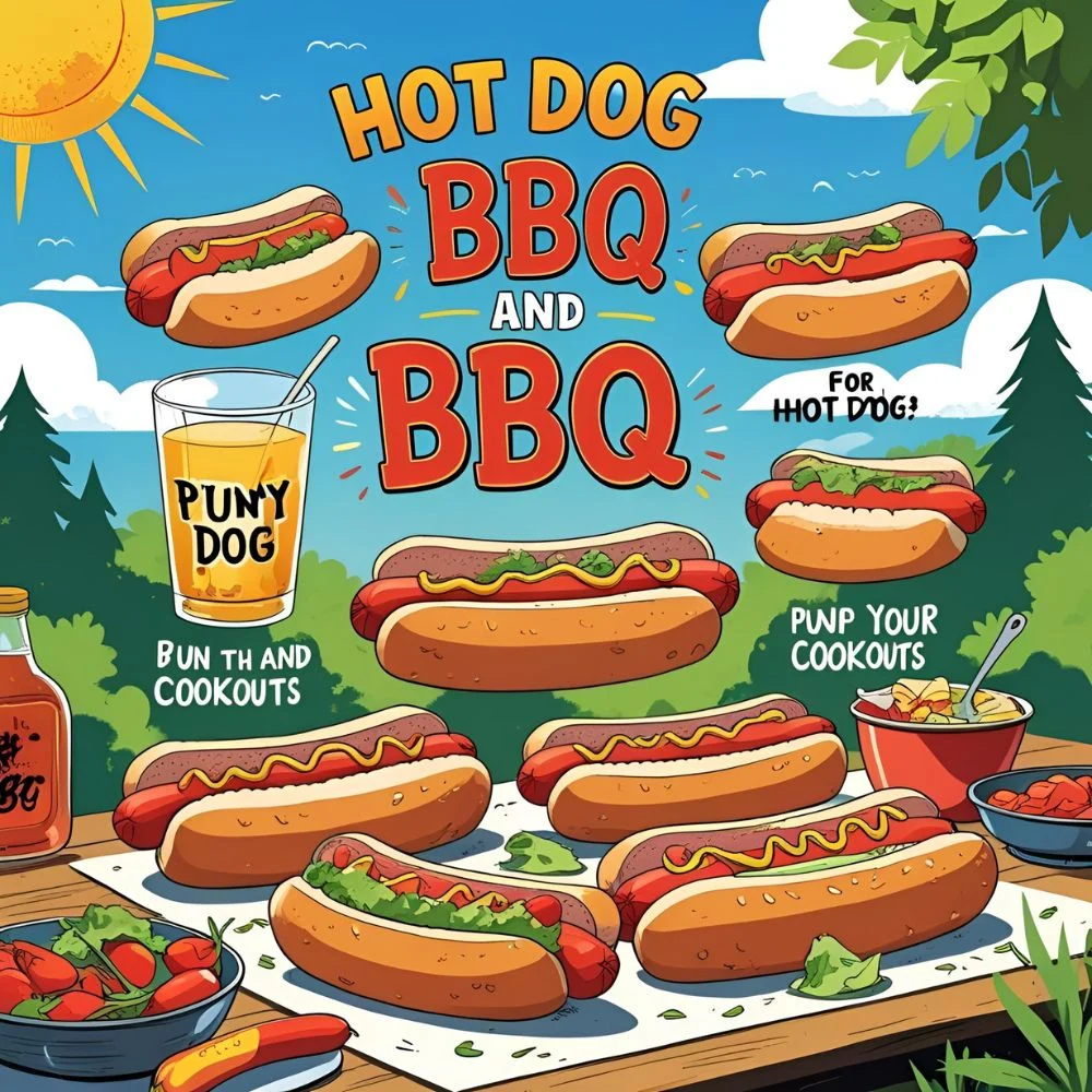 Hot Dog Puns for BBQ and Cookouts