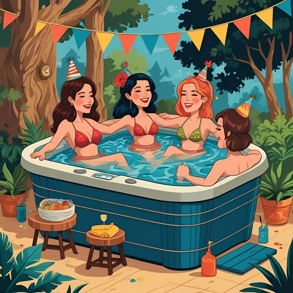 Hot Tub Party Puns