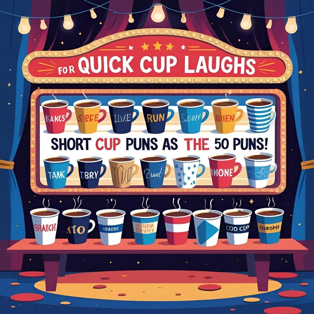 Short Cup Puns for Quick Laughs