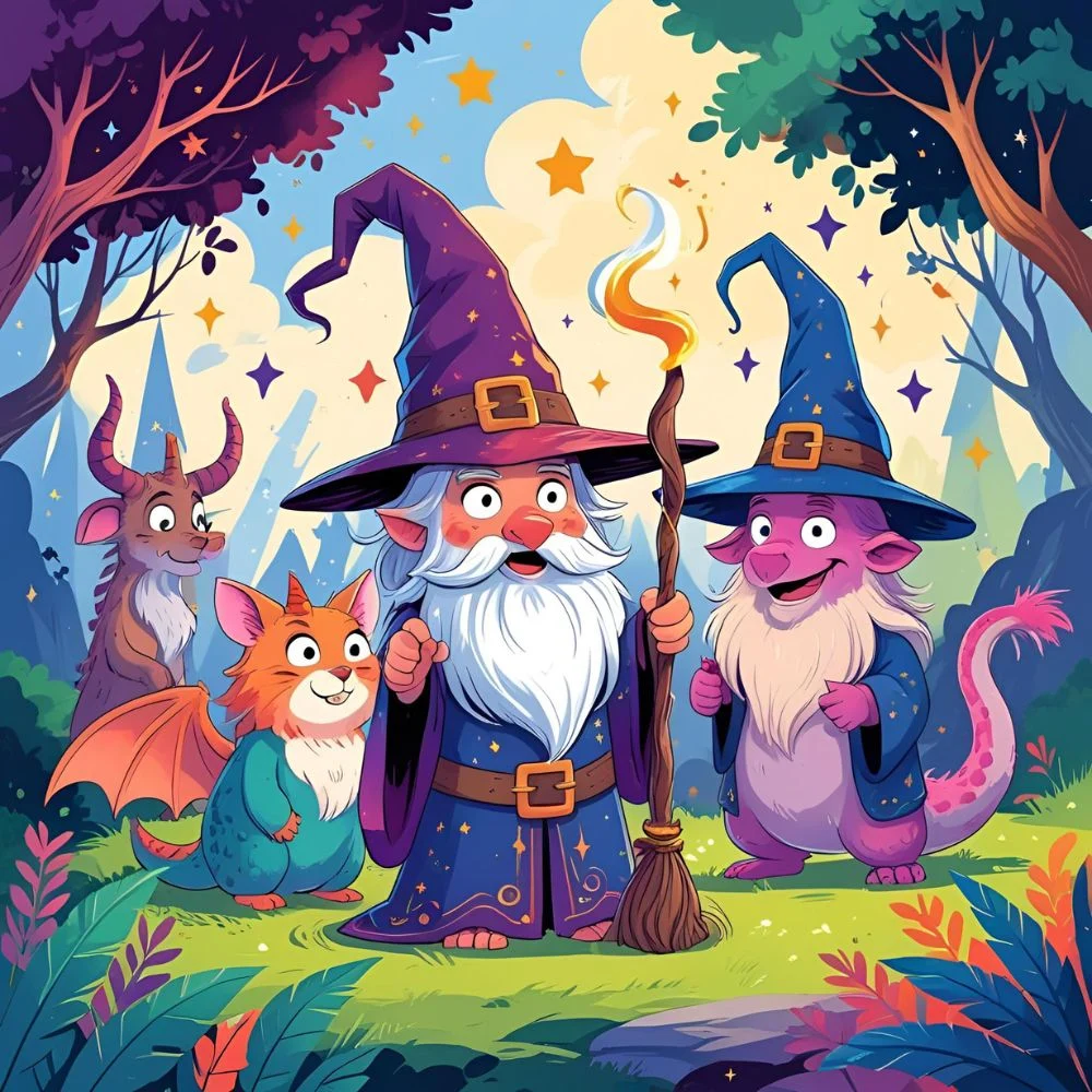 Short Wizard Puns for Kids