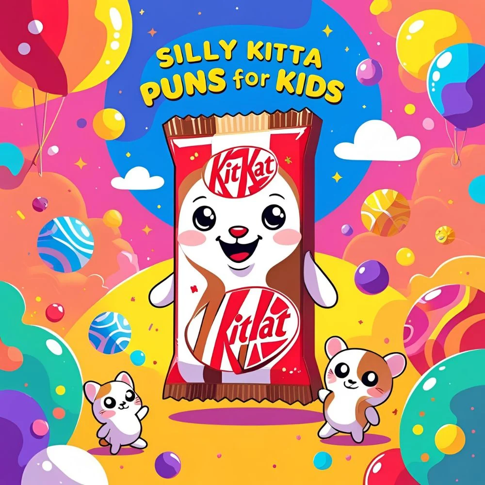 Silly KitKat Puns for Kids