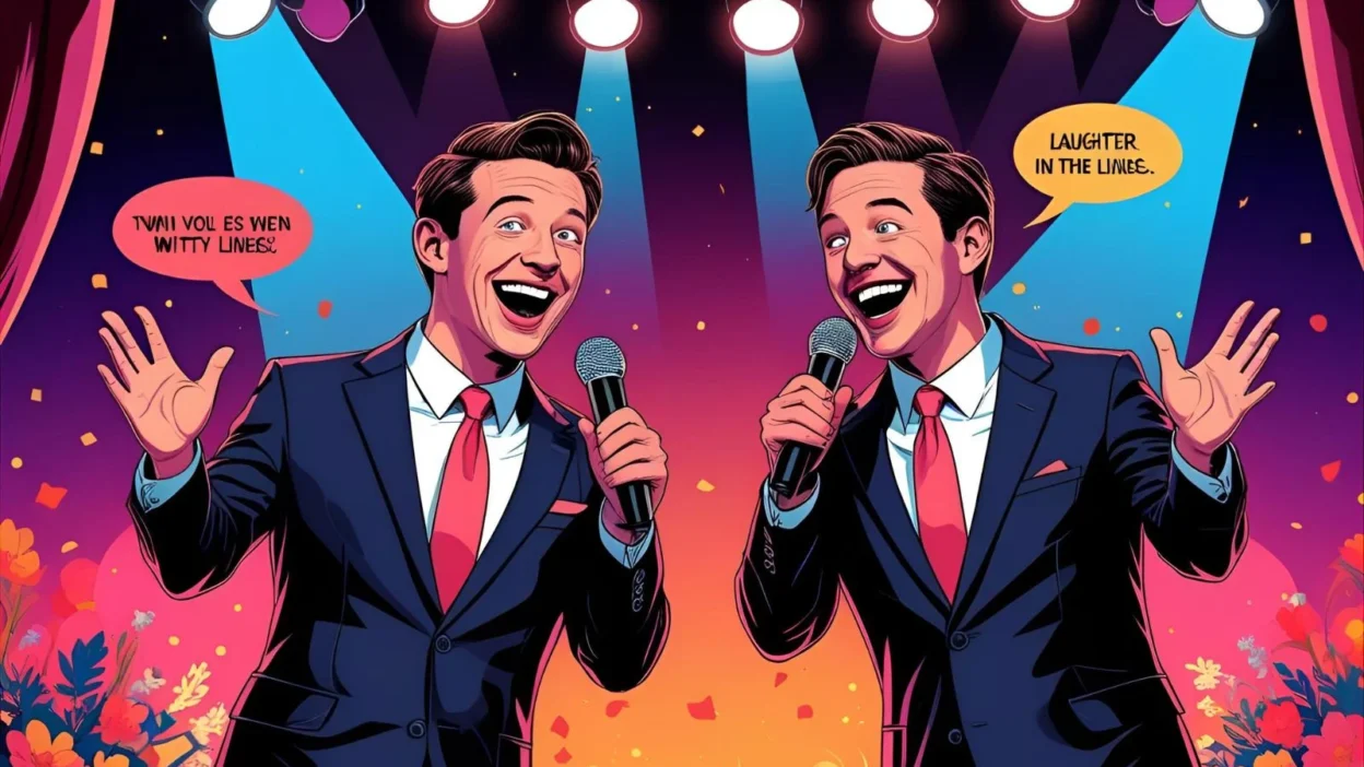 Twin Puns and Jokes