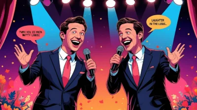 Twin Puns and Jokes